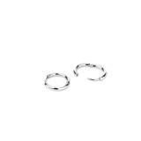 Earring Filigree Hoop Silver