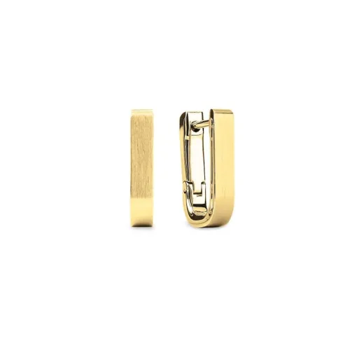 Earring Bold Hoop Gold
