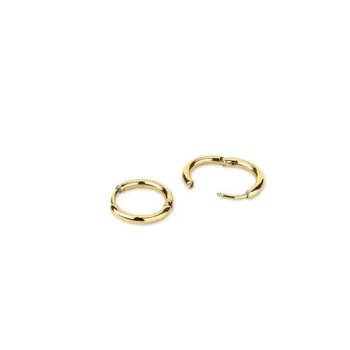 Earring Filigree Hoop Gold