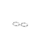 Earring Filigree Hoop Silver