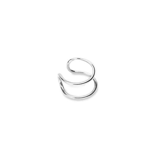 Ear Cuff Minimalist Silver