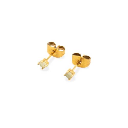Earring Stud Harmony Stone Gold
