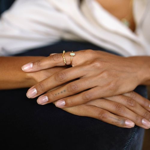 Ring Harmony Stone Gold