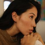 Earring Filigree Hoop Silver