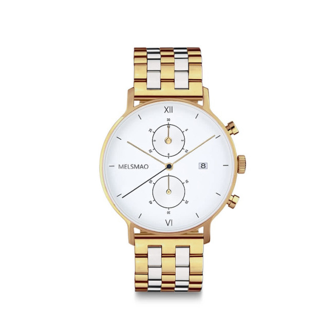 POISE Small Gold Bicolor Steel