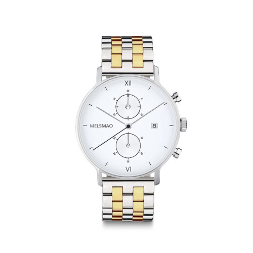 POISE Small Silver Bicolor Steel