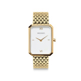 ELEGANCE Watch With Gold Woven Steel