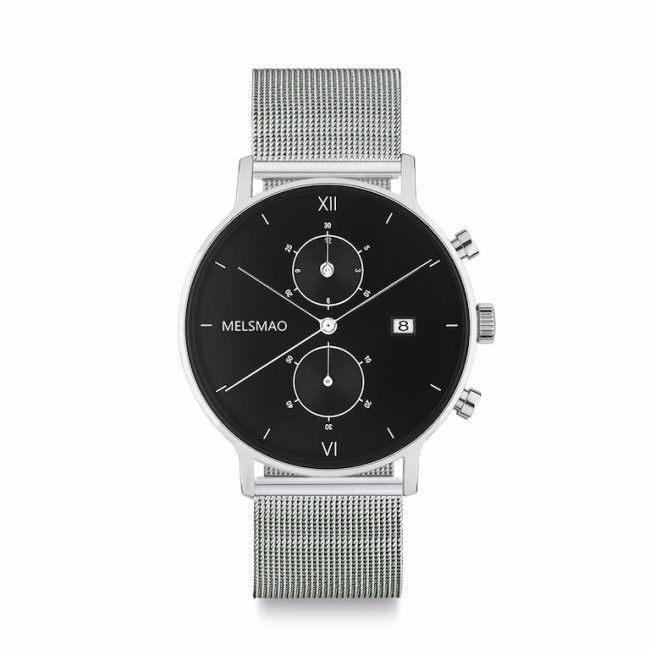POISE Silver Black Mesh