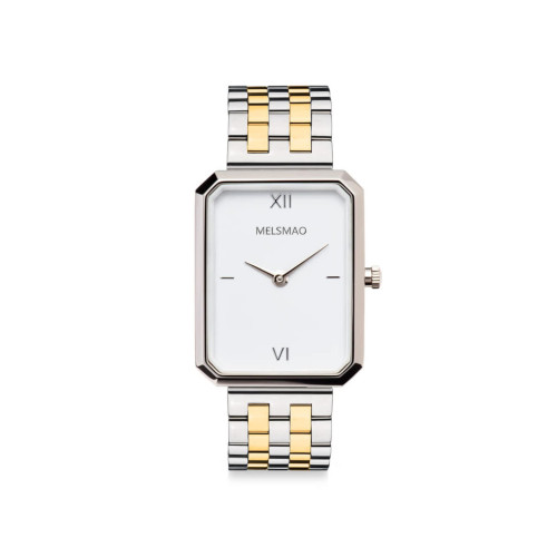 ELEGANCE Watch With Silver Bicolor Steel