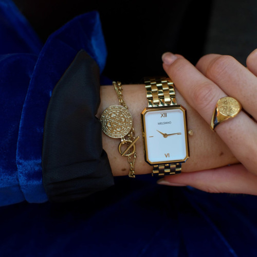 ELEGANCE Watch With Gold Steel