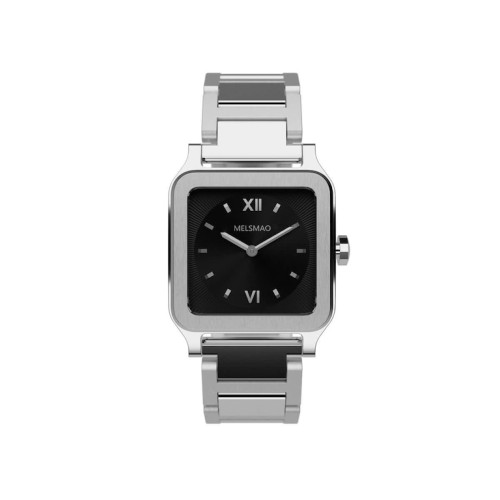 Yearn Silver Black Bold Steel