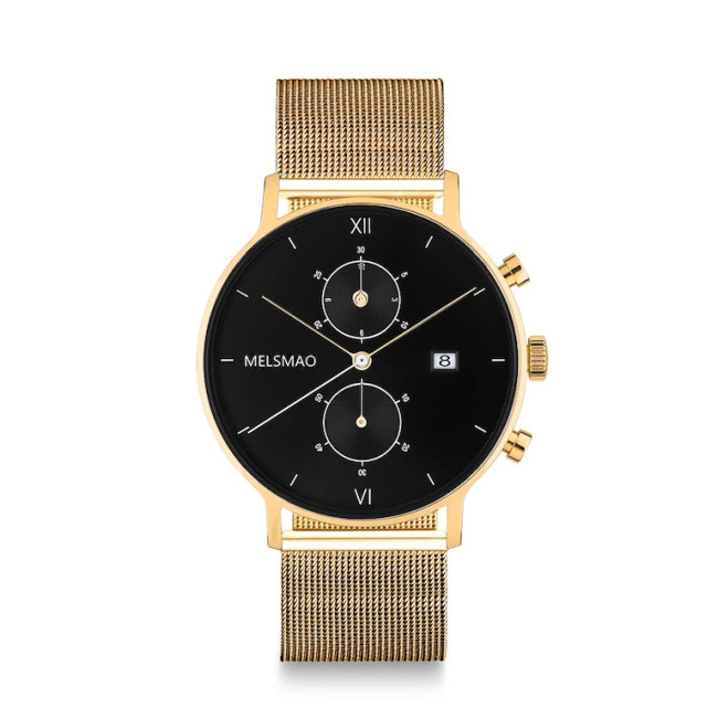POISE Gold Black Mesh