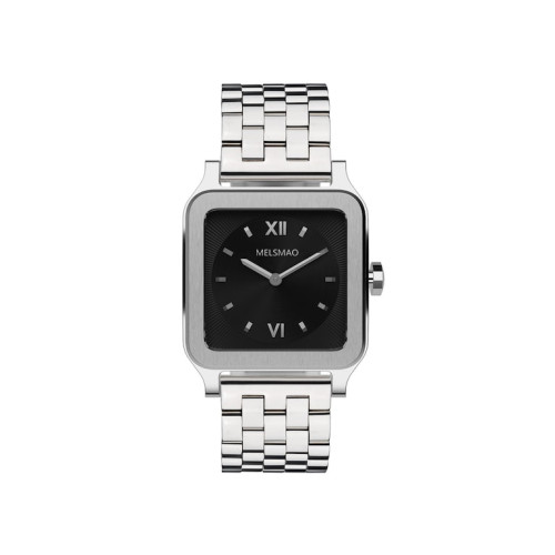Yearn Silver Black Steel