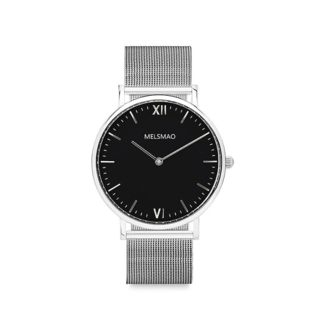 YOUNG Small Silver Black Mesh