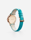 Bijou Watch In Rose Gold With Multi-Colored Gems