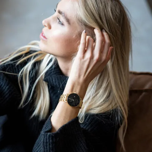 POISE Small Gold Black Steel