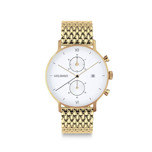POISE Small Gold Woven Steel