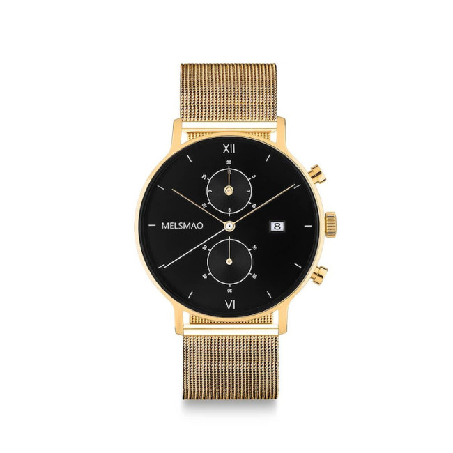 POISE Small Gold Black Mesh