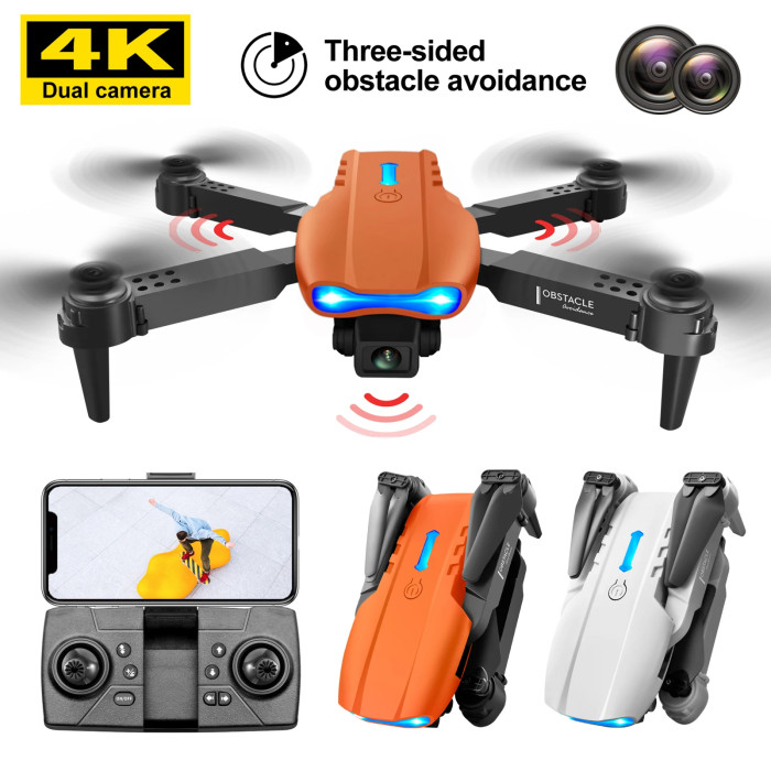 E99 K3 Mini Drone 4K HD Professional Angle Camera Drones