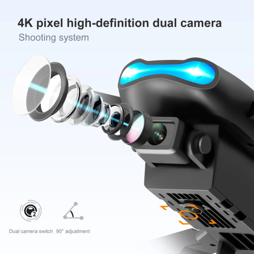 2024 E99 K3 Mini Drone 4K HD Professional Angle Camera Drones