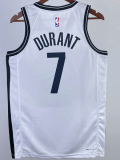 22-23 Nets DURANT #7 White Top Quality Hot Pressing NBA Jersey