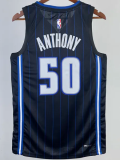 22-23 Magic ANTHONY #50 Black Top Quality Hot Pressing NBA Jersey