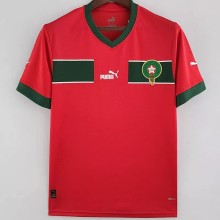 22-23 Morocco Home Fans Soccer Jersey