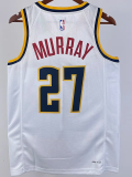 22-23 Nuggets MURRAY #27 White Top Quality Hot Pressing NBA Jersey