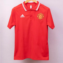 23-24 Man Utd Red Polo Short Sleeve