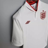 2012 England Home Retro Soccer Jersey