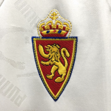 1995 Zaragoza White Retro Fans Soccer Jersey