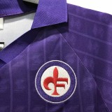 1989-1990 Fiorentina Home Retro Soccer Jersey