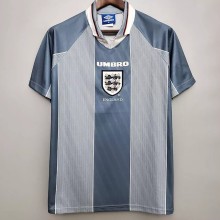 1996 England Away Retro Soccer Jersey