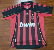 2006-2007 ACM Home UCL Version Retro Soccer Jersey