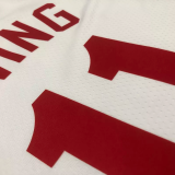 22-23 Nets IRVING #11 White Top Quality Hot Pressing NBA Jersey (Retro Logo)