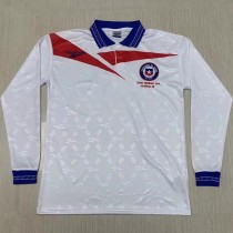 1998 Chile Away Long Sleeve Retro Soccer Jersey