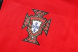 22-23 Portugal Red Hoodie Jacket Tracksuit#F408