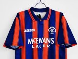 1993-1994 Rangers Away Retro soccer Jersey