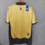 2001 Man Utd Golden Retro Soccer Jersey