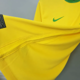 20-21 Brazil Home 1:1 Yellow Fans Soccer Jersey
