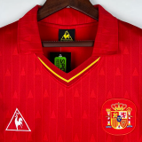 1988-1991 Spain Home Retro Soccer Jersey