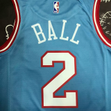 BULLS BALL #2 Blue Top Quality Hot Pressing NBA Jersey
