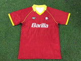 1990-1991 Roma Home Retro Soccer Jersey