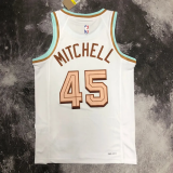 22-23 Kings MITCHELL #45 White City Edition Top Quality Hot Pressing NBA Jersey