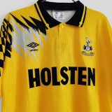 1992-1994 TOT Yellow Retro Soccer Jersey