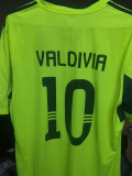 2010-2011 Palmeiras Fluorescent Green Retro Soccer Jersey