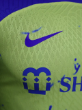 23-24 AL-Nassr Blue Yellow Player Version Training Shirts