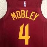 22-23 Cleveland Cavaliers MOBLEY #4 Red Top Quality Hot Pressing NBA Jersey