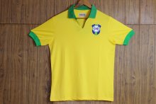 1958 Brazil Home Retro Soccer Jersey