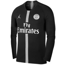 2018-2019 PSG Paris Jordan Black Long Sleeve Retro Soccer Jersey